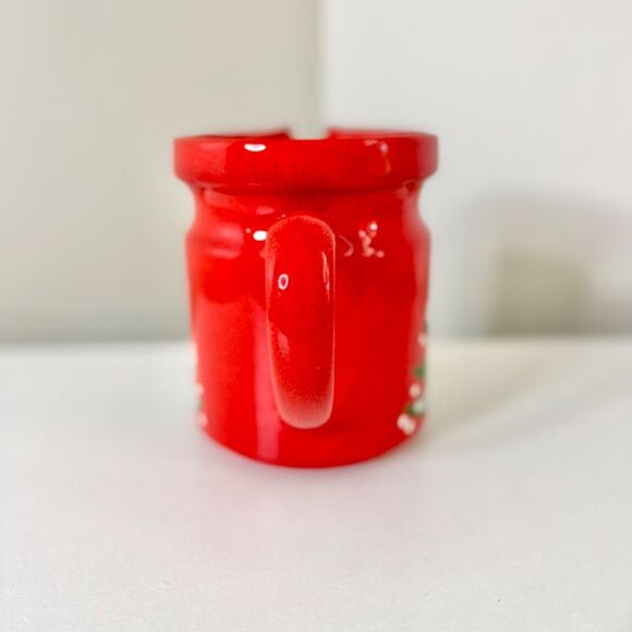 Vintage Waechtersbach West Germany 5.75" Ceramic Christmas Pitcher - Picture 3 of 9